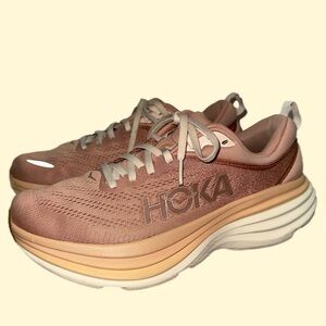 Hoka Skyward Women's Peach Athletic Shoes